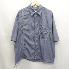 ◇ ⊂ ◎●未使用● aimoha アイモハ 半袖 シャツ サイズL ブルー系 メンズ E  【1409100040876】のサムネイル