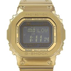 カシオ CASIO Gショック メンズ ソーラー 腕時計 SS デジタル文字盤 GMW-B5000GD-9 美品 新入荷 OW0464