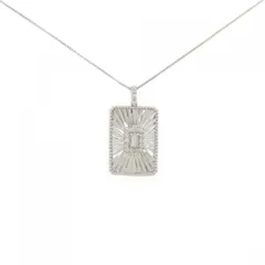 【新品】PT900/PT850 ダイヤモンド ネックレス 0.15CT