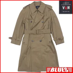未使用に近い　VAN JAC ヴァンジャケット　トレンチコート　ベルト完備 未使用に近い VAN JAC ヴァンジャケット トレンチコート ベルト