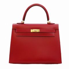 【新品・希少素材】エルメス HERMES ケリー25　タデラクト　ルージュヴィフ