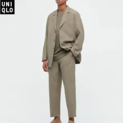 UNIQLO(ユニクロ) U カーキセットアップ S サイズ 73