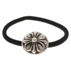 CHROME HEARTS (クロムハーツ) HAIRBAND/クロスボールボタンヘアゴム シルバー コンチョ ブレスレットのサムネイル