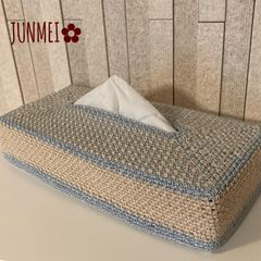 ティッシュボックスカバー　ハンドメイド