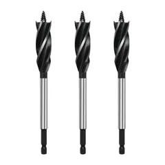 新品 （ビット径17mm）ショートドリル電動工具全長165mm木工用 六角軸 穴あけドリル オーガードリルビット 木工用ドリルビット (17x165mm)