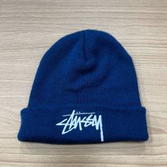 Stussy ニット帽 ダークブルー STUSSY ステューシー ニット帽 Beanie ビーニー ニット 帽子