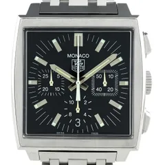 タグホイヤー TAG HEUER モナコ CW2111.FC6171 腕時計 SS 自動巻き ブラック メンズ 【中古】のサムネイル