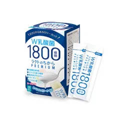 Ｗ乳酸菌1800億個 ラクトのチカラ プレミアム 15ｇ×30包入のサムネイル