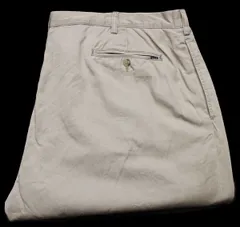 00s ポロ ラルフローレン CLASSIC FIT ツータック コットン チノパン グレーベージュ W50B L30★278 特大 トラウザーズ ビッグサイズ