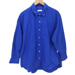 シップスエニィ SHIPS any コットン レギュラーカラー 刺繍 シャツ レディース FREE 