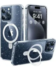 CASEKOO  iPhone 14 Pro Max 用 ケース（ラメ入りクリア）