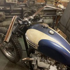 トライアンフ　ミリバー　ハンドル　 BSA　 ノートン　ＴＲ6　Ｔ120　ビンテージ　ダート　モトクロス　97-4252　(WW84123)