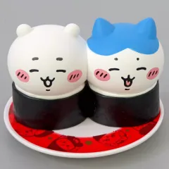 【中古】トレーディングフィギュア ちいかわ＆ハチワレ 「ちいかわ なんか小さくてかわいいやつ ちいかわ寿司 フィギュアコレクション」