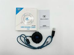【美品】外付けサウンドカード Micolindun USB ゲーミングヘッドセット 変換 アダプタ ハブ 2.0 PC usbハブ PS4 オーディオ変換