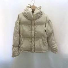 ◇ ⊇ Samansa Mos2 blue サマンサモスモスブルー 長袖 ダウンジャケット サイズL ベージュ系 レディース E  【1409100028454】のサムネイル