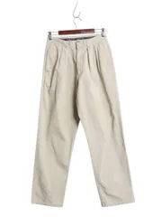 【お得なクーポン配布中!】 90s ポロ ラルフローレン コットン チノ パンツ 実寸 27 30 / 古着 90年代 オールド チノパン ストレート スラックス ツータック ポロチノ