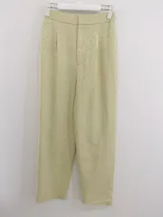 ◇ BEAUTY & YOUTH UNITED ARROWS ウエストゴム ワンタック ジャガード パンツ サイズS イエロー系 レディース P  【中古】 【1210170001731】