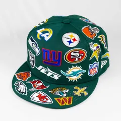 【ニューエラ正規品】ニューエラ New Era® NEW ERA® 帽子 キャップ 9FIFTY Team Logo Allover NFL ダークグリーン(商品番号：14667797)
