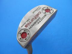 パター 即決 Ｒ０１ 美品 スコッティ・キャメロン タイトリスト カリフォルニア ２０１２ デルマー　オリジナルスチール ３４インチ[3169]即発送