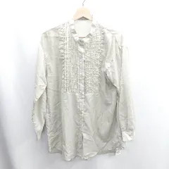 ◇ ⊂ ◎●未使用● Φ INGNI イング 長袖 シアーブラウス サイズM グリーン系 レディース E  【1410100038763】