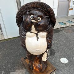 超特大 信楽焼　開運　八方縁起　たぬきの置物 レア 希少品