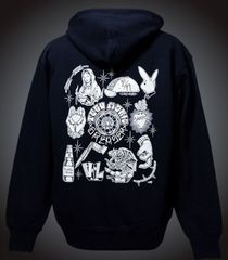 Greaser x Tacomaria スウェットプルオーバーパーカー 12.7oz 裏パイル地 (PLACAZO) カラー：ブラック 12,100円(内税)
