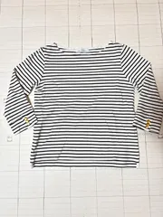 ﾘ2506-①-4461 united arrows GREEN LABEL RELAXING ｸﾞﾘｰﾝﾚｰﾍﾞﾙﾘﾗｸｼﾝｸﾞ ボーダー ボートネック七分袖