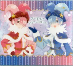 【中古】紙製品 ラムとレムの誕生日生活2020ver. 記念色紙 「Re：ゼロから始める異世界生活 Re：ゼロから始めるラムとレムの誕生日生活2020 in 渋谷マルイ」