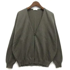 ブルネロクチネリ BRUNELLO CUCINELLI モニーレ 装飾 トリム カシミヤ100％ ニット カーディガン オリーブ XS レディース