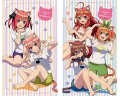 【中古】タオル・手ぬぐい 全2種セット 描き下ろしマルチクロス 「五等分の花嫁∬」