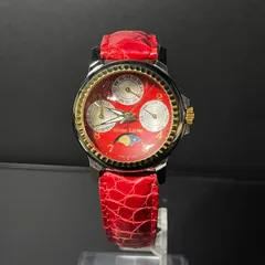 レア✨ リトモラティーノ 腕時計 ムーンフェイズ ドームガラス 美品 レッド レア✨ リトモラティーノ 腕時計 ムーンフェイズ ドームガラス
