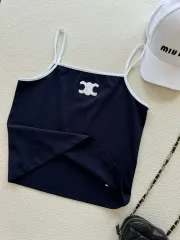 セリーヌCELINE タンクトップ ノースリーブ レディース 夏服 セリーヌCELINE タンクトップ ノースリーブ レディース 夏服