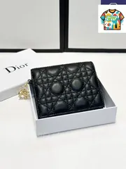 【今日特価】Dior ディオール クラシック多機能スモールウォレット 輸入羊皮で仕上げ細かい作り高品質-WTO輸入2