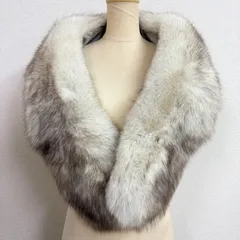 SAGA FOX  TRIM・BESATZ GARNITURE ファーショール 成人式 白系 C25070228
