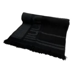 dunhill マフラー 黒 フリンジ付き Dunhill - □新品同様□ dunhill ダンヒル カシミヤ100