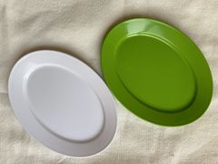 【メラミンオーバル皿】（小）ベトナム製メラミン食器/ベトナム雑貨/ベトナム料理/アジアン雑貨/屋台/タイ料理/台湾
