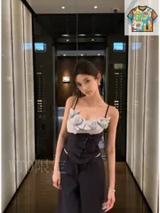 【今日WTO】Miu Miu 25SS 立体フラワー カミソールセット-KU83