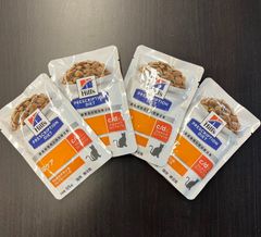 ヒルズ 食事療法食 猫用 c/d マルチケア 尿ケア コンフォート やわらかチキン＆グレイビーソース パウチ 85g×4