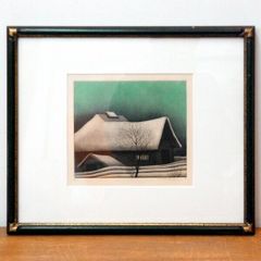坂本好一 (さかもと こういち)『青い憂愁 - B』銅版画 30部限定 坂本好一 (さかもと こういち)『青い憂愁 - B』銅版画 30部限定