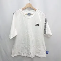 ◇ ⊂ UMBRO アンブロ 半袖 Tシャツ サイズXL ホワイト レディース メンズ E  【1412090037665】