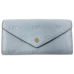 〇〇MICHAEL KORS マイケルコース JET SET TRAVEL コンチネンタル ウォレット ラージ 二つ折り財布 ブルー