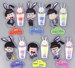 【中古】アクリルスタンド・アクリルパネル 全6種セット 「おそ松さん×COLLABO CAFE HONPO LABO 第三弾 ミニキャラアクリルスタンド(イースターバニー)」