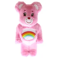 MEDICOM TOY (メディコムトイ) BE@RBRICK Cheer Bear Costume Ver. 400% Care Bears ベアブリック チアベア ぬいぐるみ フィギュア 人形 ケアベア ピンク