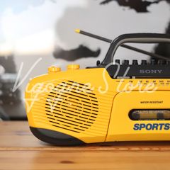 SONY SPORTS ラジカセ イエロー SONY SPORTS系ラジカセ