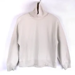 ザラ スウェット トレーナー トップス タートルネック 裏起毛 レディース Sサイズ ベージュ ZARA 【中古】