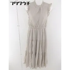 ◇ ◎ GRL グレイル タグ付き ノースリーブ ロング ワンピース サイズS ベージュ系 レディース  【中古】 【1111190006198】
