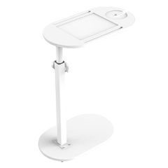 新品 サイドテーブル 昇降式 バステーブル ベッドサイドテーブル バスタブトレイテーブル 介護テーブル 高さ調節可能 携帯便利 北欧 ホワイト おしゃれ