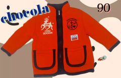 【SALE】hocola ショコラ ジャケット 赤 90  キッズ