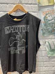 古着　タンクトップ XL 黒 バンド led-Zeppelin レッドゼッペリン