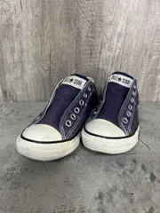 CONVERSE コンバース 紐なし ローカット スニーカー size23.5CM/紫 ■■ レディース